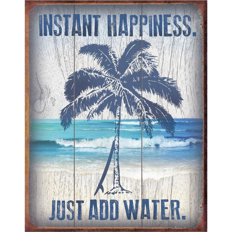 Affiche en tôle « Instant happiness»