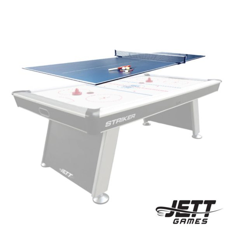 2 in 1 Jett Striker Air Hockey + Ping-Pong Bundle