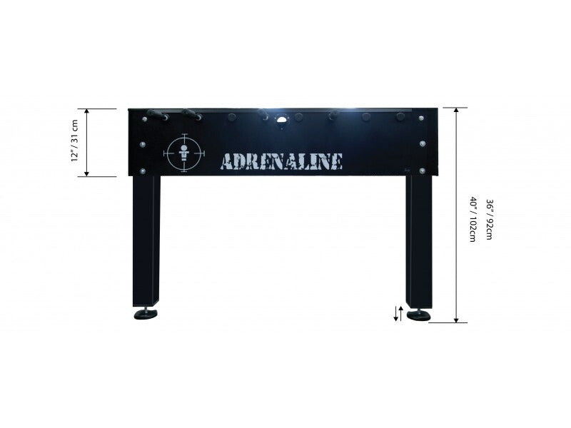 Kasdali APro babyfoot foosball dimensions coté side